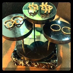 Teen/children 6 piece gold midi ring set